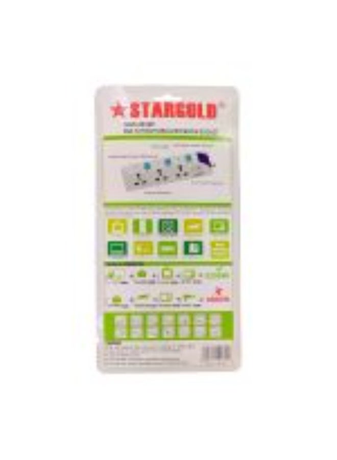 Stargold 3250W Heavy Duty Electric Universal Extension Cord 3 Socket 3 Meter Power Strip Wire 13A Fuse surge Protect With Separate Single Switch and Indicate light - Image 3